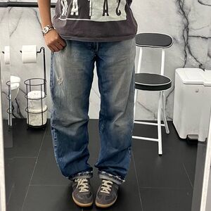 Armani Exchange Jeans with Stonewash & Distressing